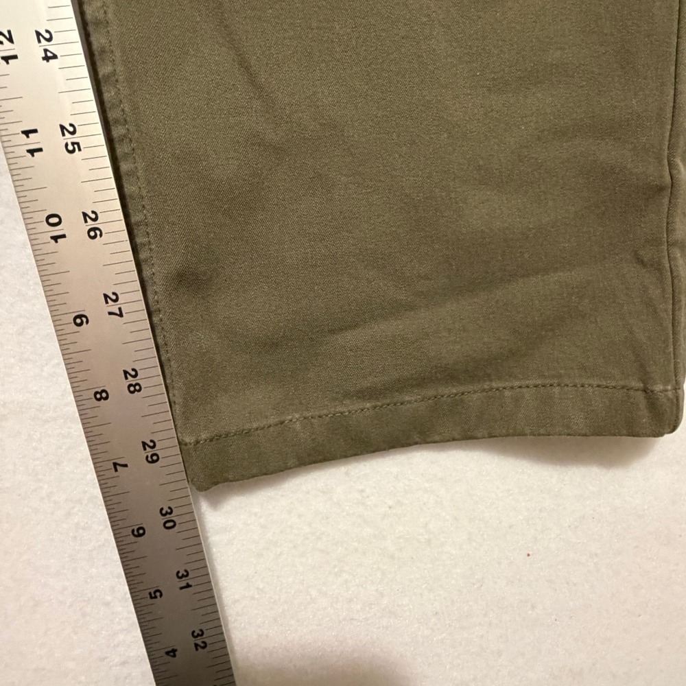 Mugsy Olives Men 36x30 Slim Straight Stretch Chino Pants Olive Green K6PNOL - Picture 8 of 9
